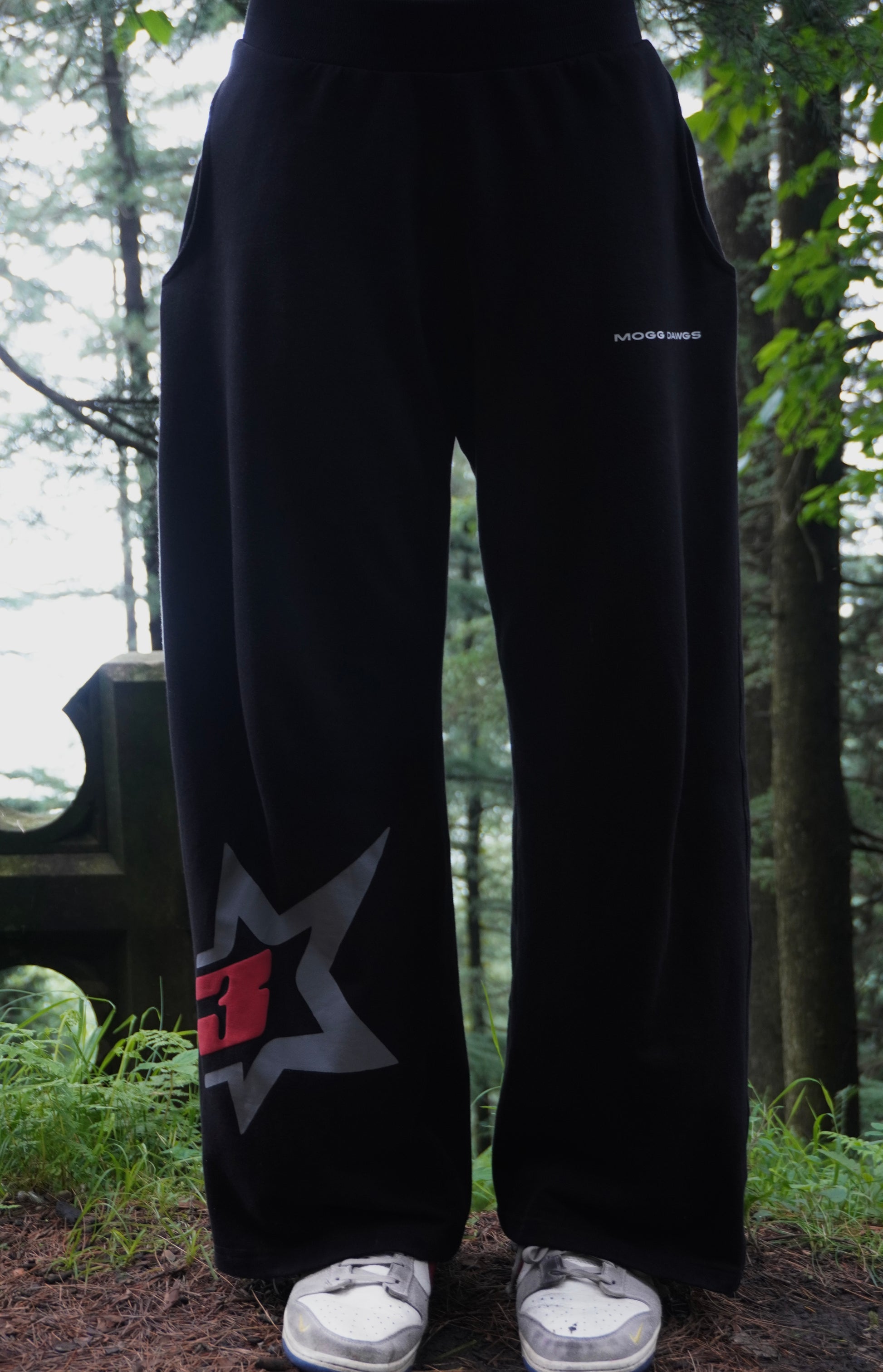 Mogg Dawgs Baggy Black Lower